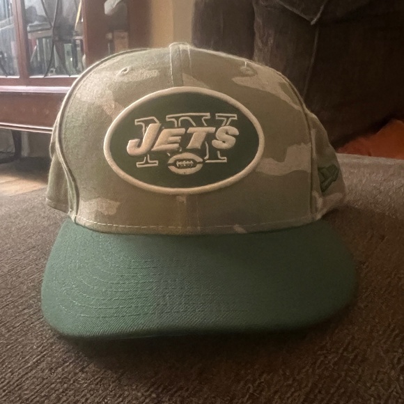 NY JETS 59fifty hat , light camouflage, 7.3/8 - Picture 1 of 5